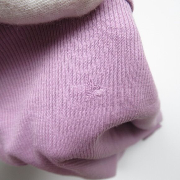 Madewell Supima Rib Halter Tank Top Vibrant Lilac Large - Picture 10 of 10